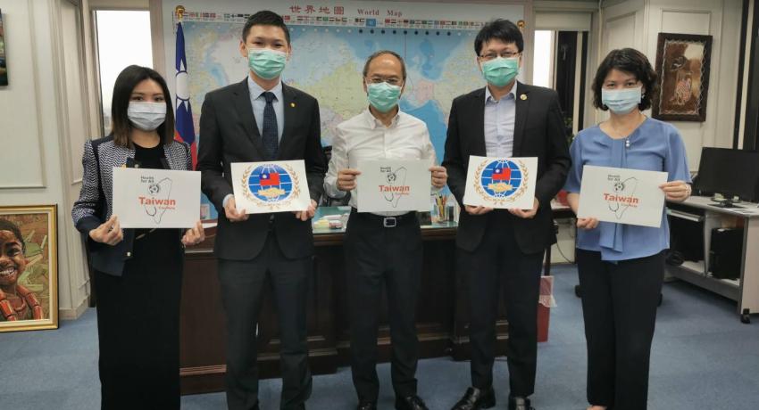 世青會長曾遠喆、亞青會長張詔雄及亞青監事長鍾閔拜訪僑委會 委員長吳新興及僑商處處長張淑燕