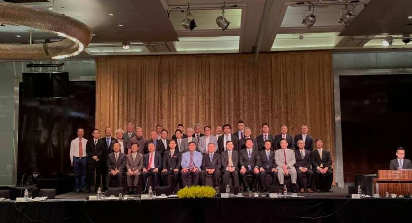 參加亞太產業推動委員會會議   見證中華民國全國工業總會與世界台灣商會聯合總會簽署合作備忘錄於台灣台北